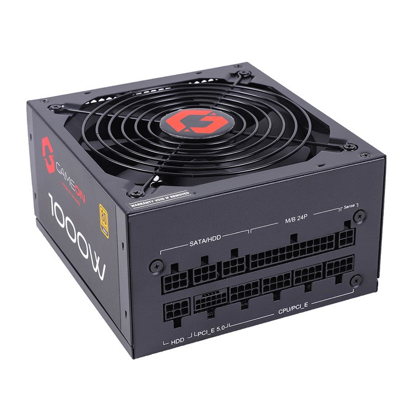 GAMEON - SPY2 ATX 1000 WATTS 80 PLUS Gold Value Gaming Power Supply - Black