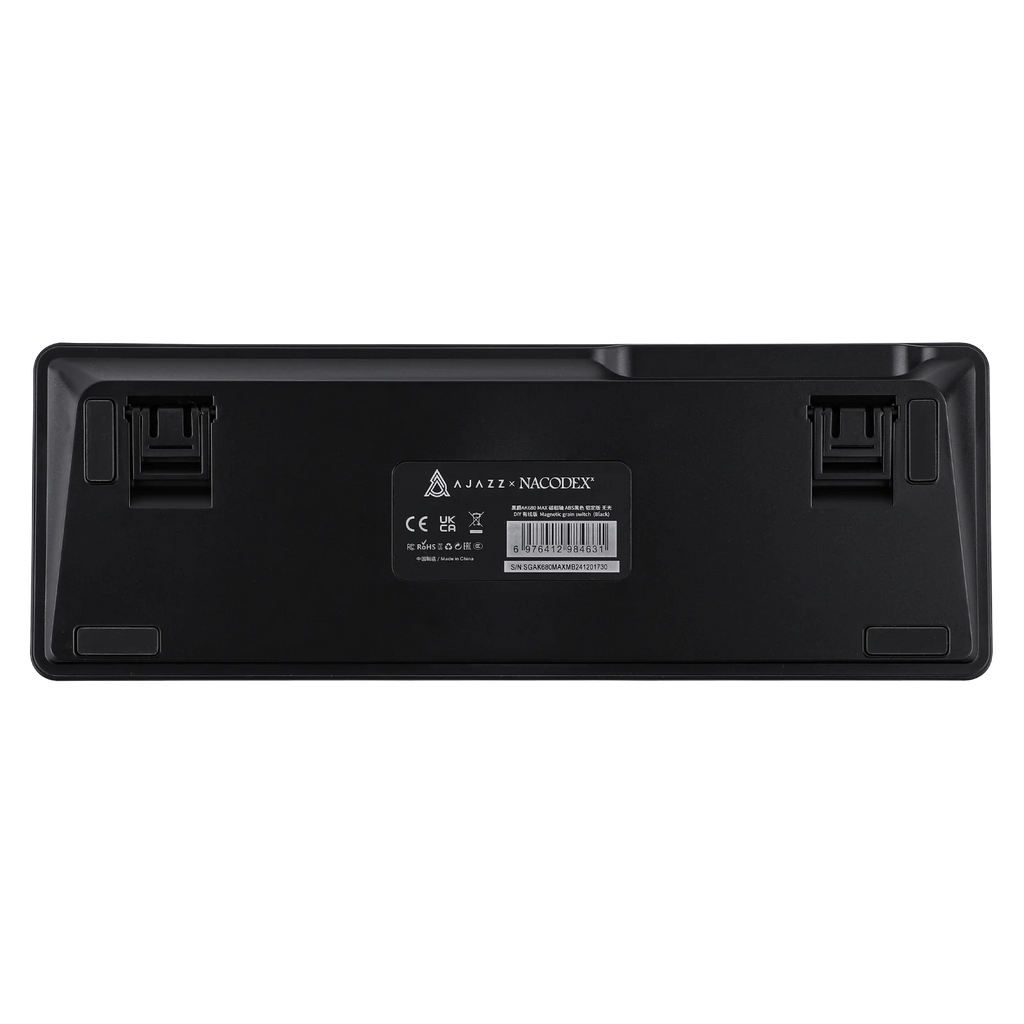 AJAZZ AK680 MAX 68% Top-mounted Mechanical Keyboard With Magnetic Switch Black | لوحة مفاتيح ميكانيكية مثبتة في الأعلى AJAZZ AK680 MAX 68% مع مفتاح مغناطيسي باللون الأسود |