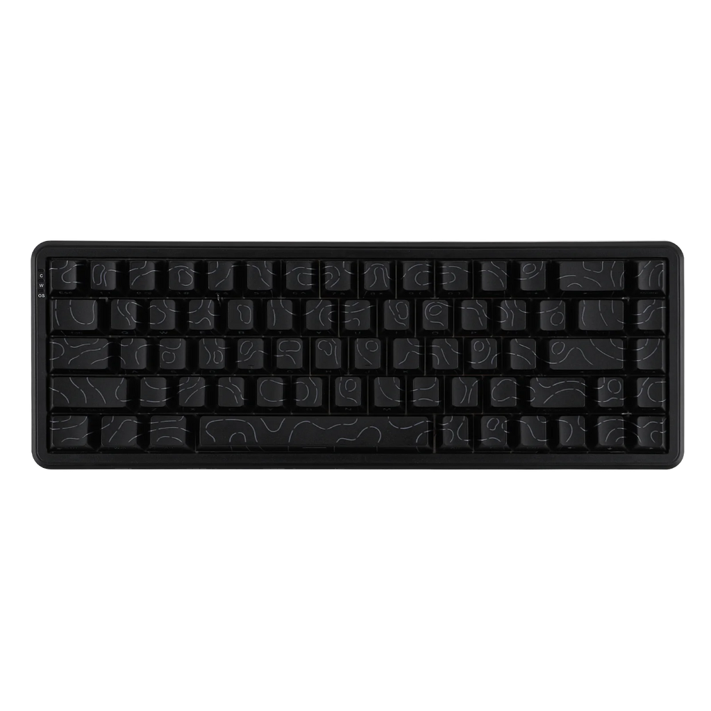 AJAZZ AK680 MAX 68% Top-mounted Mechanical Keyboard With Magnetic Switch Contour Black | لوحة مفاتيح ميكانيكية AJAZZ AK680 MAX 68% مثبتة في الأعلى مع مفتاح مغناطيسي، لون أسود