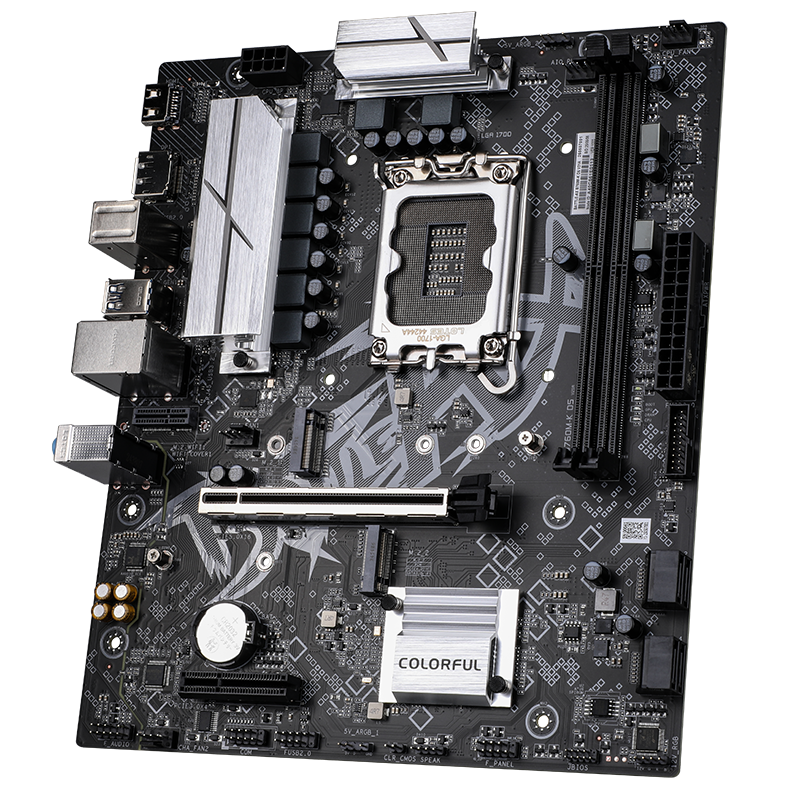 BATTLE-AX B760M-K DDR5 V21A, Colorful M-ATX Gaming Motherboard | لوحة أم BATTLE-AX B760M-K DDR5 V21A، ملونة، من نوع M-ATX، مخصصة للألعاب