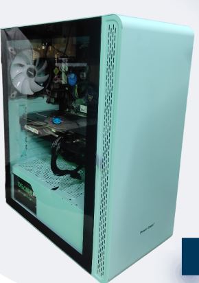 powertrain u3 gaming case, Green