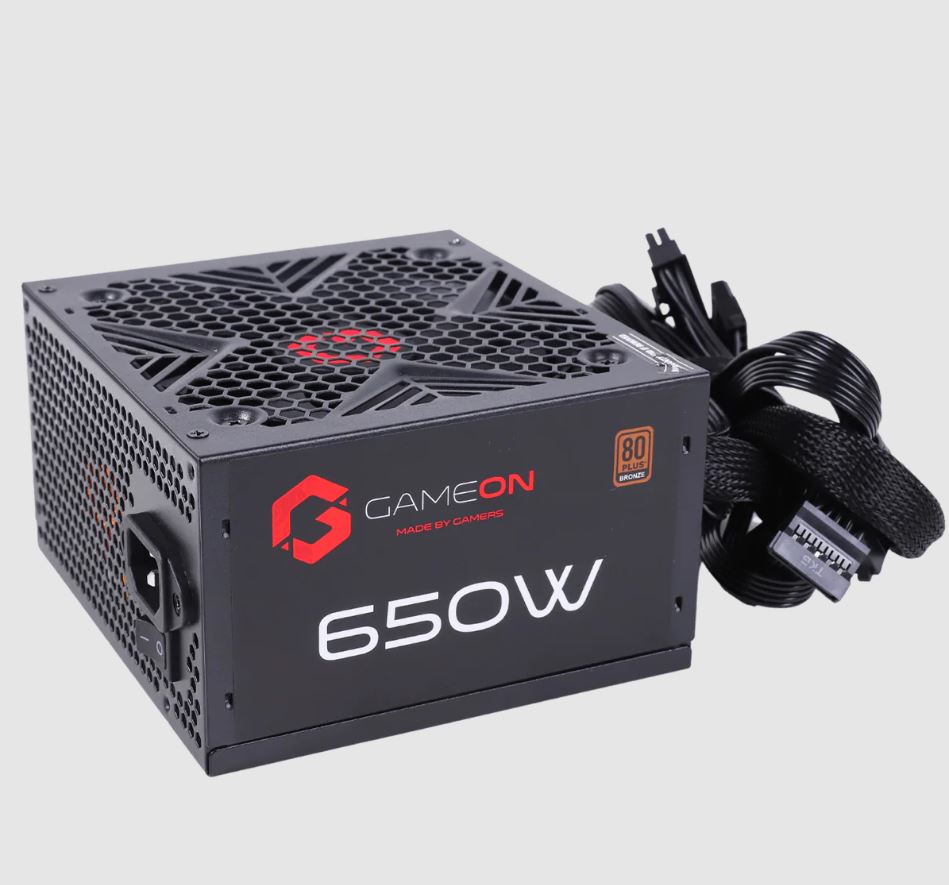 GAMEON - SPY2 ATX 650 WATTS 80 PLUS BRONZE Value Gaming Power Supply