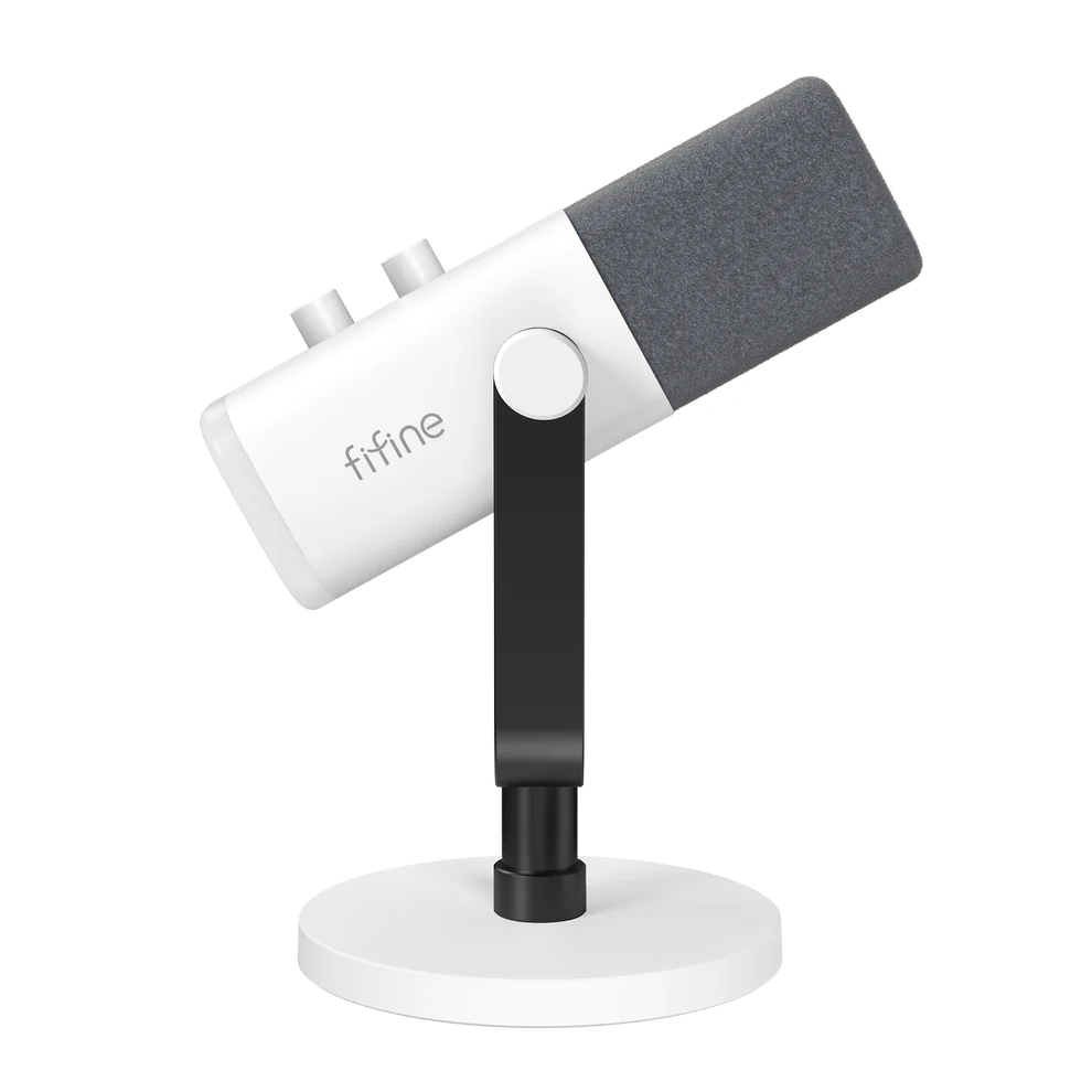 FIFINE AmpliGame AM8 USB/XLR Dynamic Microphone with RGB|ميكروفون FIFINE AmpliGame AM8 الديناميكي USB/XLR مع إضاءة RGB