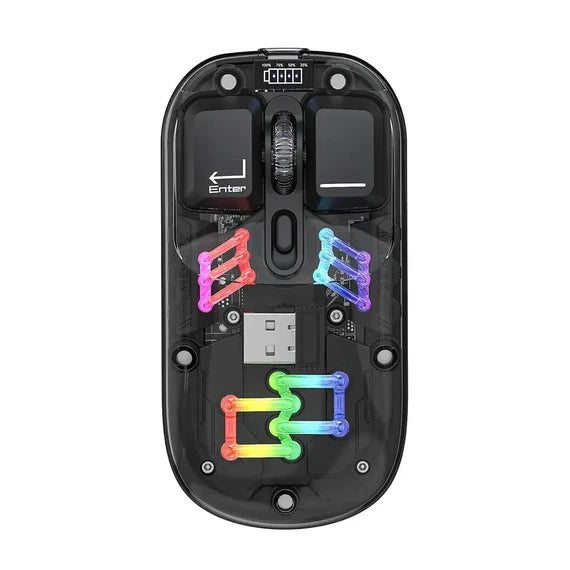 FASION JZ-XWD118 Wireless RGB Gaming Mouse - Black