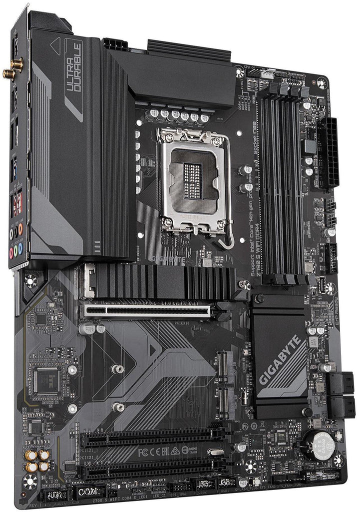 GIGABYTE Z790 S WIFI DDR4 LGA 1700 Intel Z790 ATX Motherboard DDR4,Triple M.2, USB 3.2 Gen2 Type-C, 2.5GbE LAN,, Multi-Key| لوحة أم GIGABYTE Z790 S WIFI DDR4 LGA 1700 Intel Z790 ATX DDR4، ثلاث منافذ M.2، USB 3.2 Gen2 Type-C، شبكة LAN 2.5GbE، مفاتيح متعددة