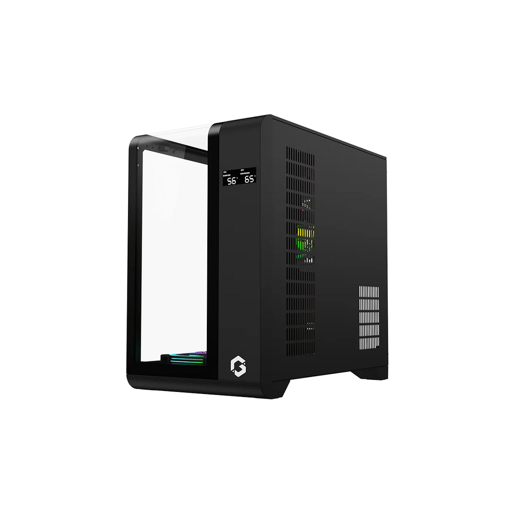 GAMEON Infinity Midnight Series ARGB Mid Tower Gaming Case - Black/ علبة ألعاب متوسطة الحجم - أسود