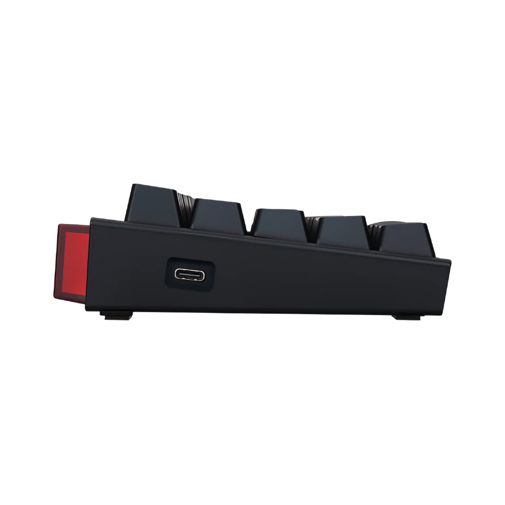 GAMEON PRIMEX Series GO-MK260-RS 60% RGB Mechanical Wired Gaming Keyboard with Customization Software, Red Switch - English/Arabic. لوحة مفاتيح ألعاب ميكانيكية سلكية مع برنامج تخصيص، مفتاح أحمر - الإنجليزية/العربية
