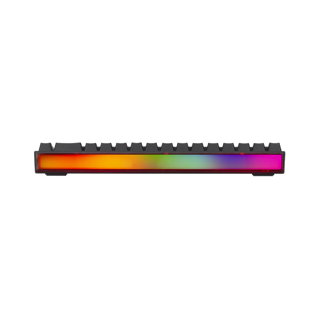 GAMEON PRIMEX Series GO-MK260-RS 60% RGB Mechanical Wired Gaming Keyboard with Customization Software, Red Switch - English/Arabic. لوحة مفاتيح ألعاب ميكانيكية سلكية مع برنامج تخصيص، مفتاح أحمر - الإنجليزية/العربية
