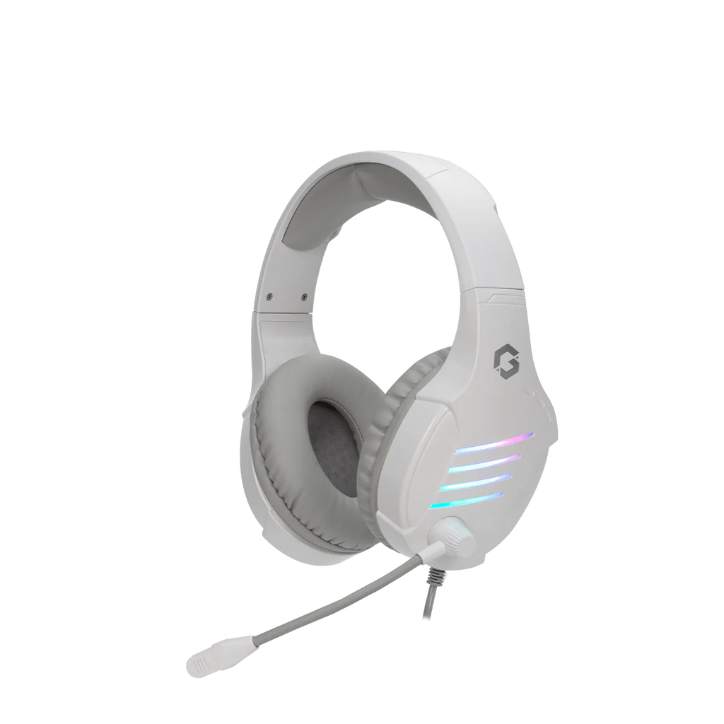 GAMEON VIPER XA All-In-One Artic Series Gaming Bundle (Mechanical Keyboard, Headset, Mouse & Mousepad) White | مجموعة ألعاب GAMEON VIPER XA الكل في واحد من سلسلة Artic (لوحة مفاتيح ميكانيكية، سماعة رأس، ماوس ولوحة ماوس)