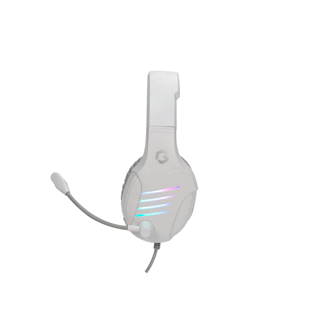 GAMEON VIPER XA All-In-One Artic Series Gaming Bundle (Mechanical Keyboard, Headset, Mouse & Mousepad) White | مجموعة ألعاب GAMEON VIPER XA الكل في واحد من سلسلة Artic (لوحة مفاتيح ميكانيكية، سماعة رأس، ماوس ولوحة ماوس)