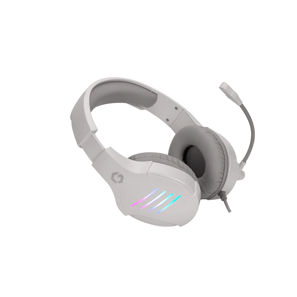 GAMEON VIPER XA All-In-One Artic Series Gaming Bundle (Mechanical Keyboard, Headset, Mouse & Mousepad) White | مجموعة ألعاب GAMEON VIPER XA الكل في واحد من سلسلة Artic (لوحة مفاتيح ميكانيكية، سماعة رأس، ماوس ولوحة ماوس)