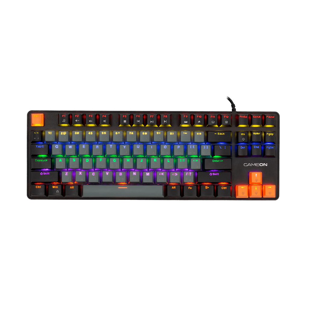 GAMEON VIPER XI All-In-One Gaming Bundle (Mechanical Keyboard, Headset, Mouse & Mousepad) Black | مجموعة ألعاب GAMEON VIPER XI الكل في واحد (لوحة مفاتيح ميكانيكية، سماعة رأس، ماوس ولوحة ماوس)