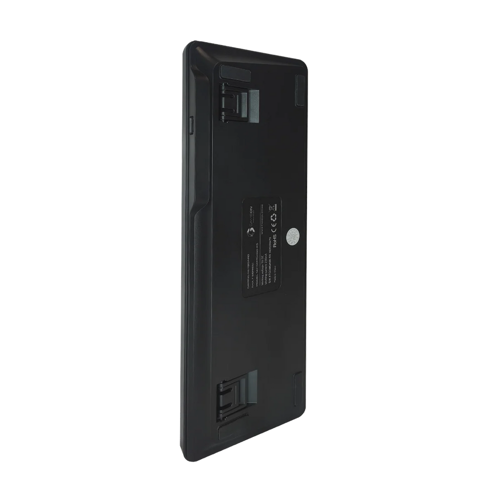 GAMEON VOLT Series GOMGK68-RS 60% RGB Magnetic Mechanical Wired Gaming Keyboard with Customization Software, Pink Switch - English/Arabic. لوحة مفاتيح ألعاب ميكانيكية مغناطيسية سلكية مع برنامج تخصيص، مفاتيح وردية - الإنجليزية/العربية