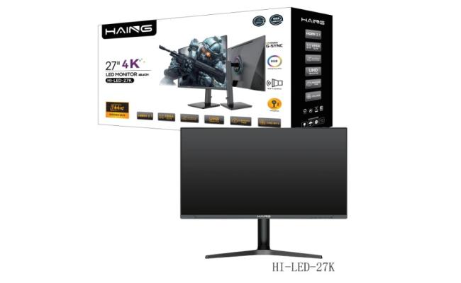 HAING HI-LED-27K 144Hz 27 inch 4K Gaming Monitor / شاشة ألعاب HAING HI-LED-27K 144 هرتز مقاس 27 بوصة بدقة 4K