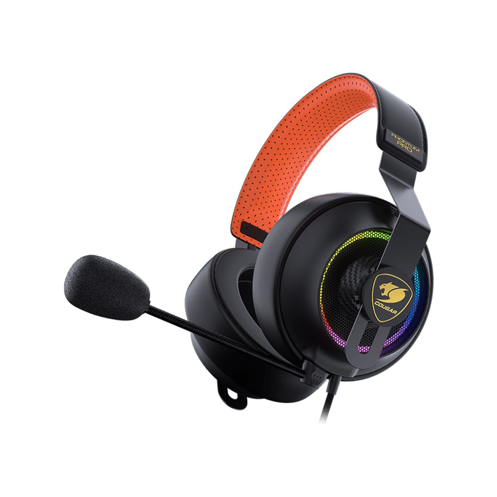 Cougar Phontum Pro Prix 7.1 Virtual Surround RGB Gaming headset For Pc & PS5 | سماعة الألعاب Cougar Phontum Pro Prix 7.1 بتقنية الصوت المحيطي الافتراضي RGB لأجهزة الكمبيوتر و PS5