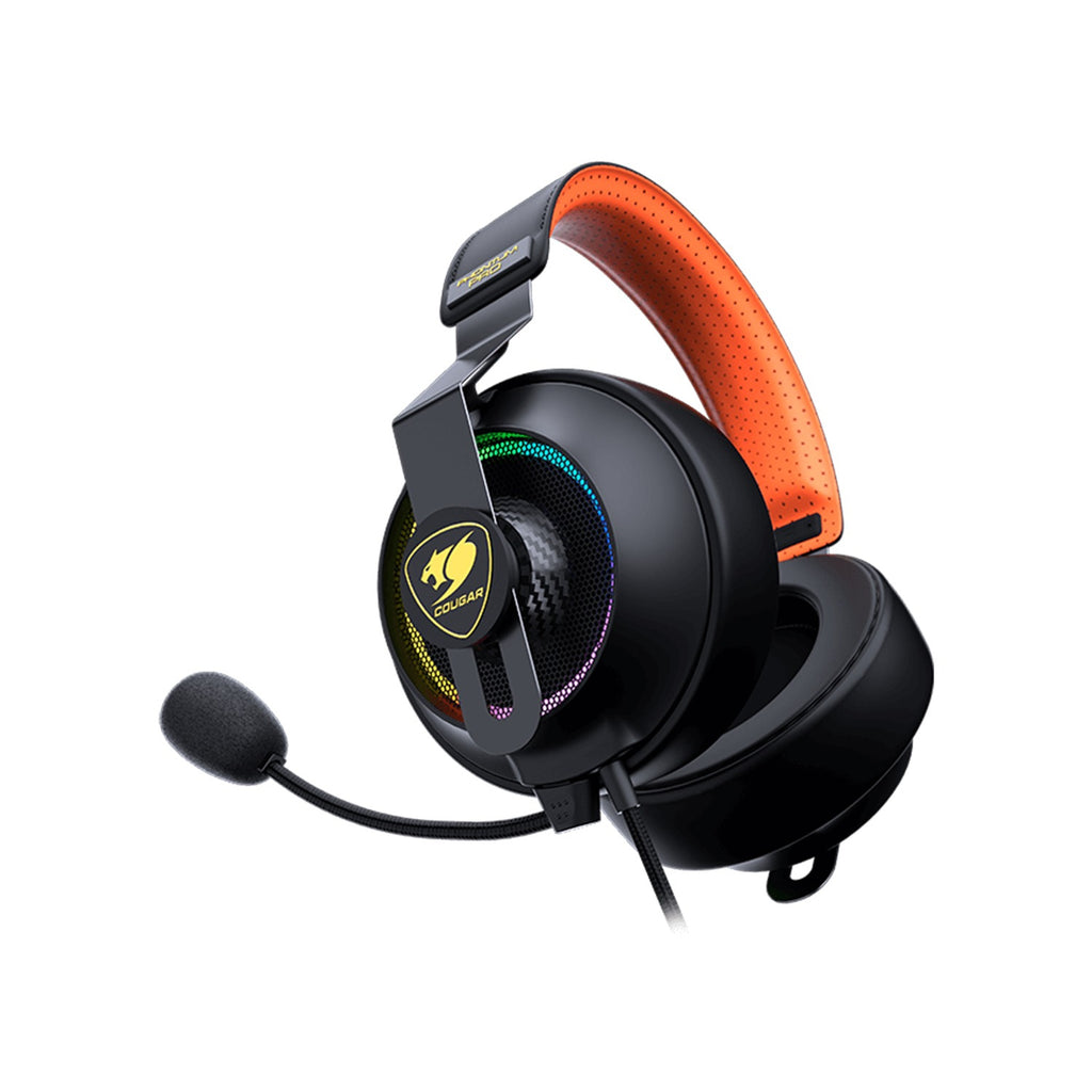 Cougar Phontum Pro Prix 7.1 Virtual Surround RGB Gaming headset For Pc & PS5 | سماعة الألعاب Cougar Phontum Pro Prix 7.1 بتقنية الصوت المحيطي الافتراضي RGB لأجهزة الكمبيوتر و PS5