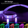 NBBUFF Led Lights for Gaming Room 20m, Color Changing RGB Led Strip Lights with Remote, App Control and Music Sync. \ أضواء NBBUFF LED لغرفة الألعاب بطول 20 أمتار