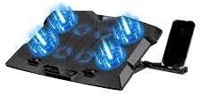 KSC-1557 (8 Fan) Gaming Laptop Cooler and 6 Level Airflow for 15-17.3 Inch | قاعدة تبريد للابتوب الألعاب KSC-1557 (بـ 8 مراوح)