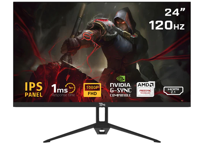 Twisted Minds ECO SERIES 24” FHD, 120hz, 1MS, HDMI 2.1 & DP 1.4 Gaming Monitor - TM24FHD120IPS | شاشة ألعاب Twisted Minds ECO SERIES مقاس 24 بوصة بدقة FHD، ومعدل تحديث 120 هرتز، وزمن استجابة 1 مللي ثانية، ومنفذ HDMI 2.1 ومنفذ DP 1.4 - TM24FHD120IPS