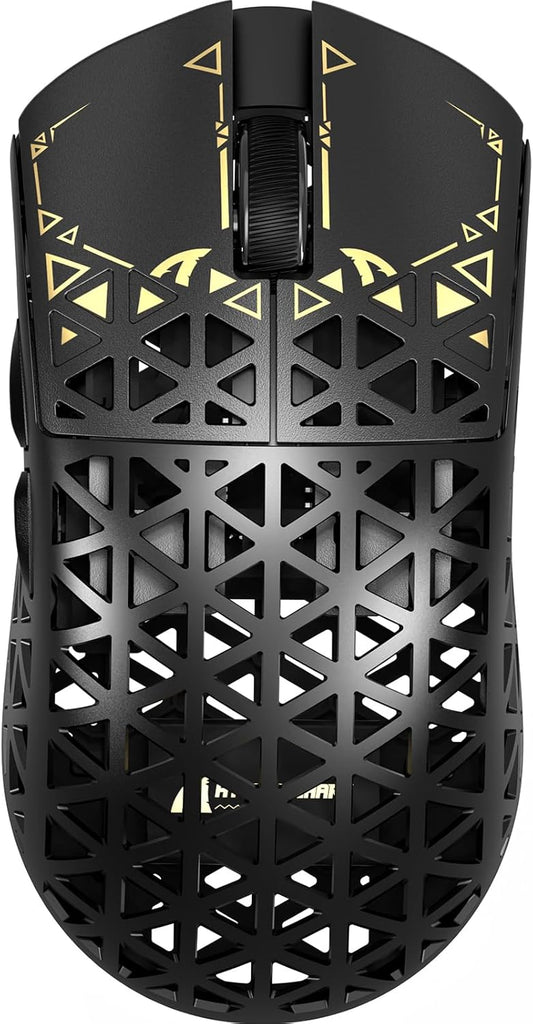 ATTACK SHARK R5Ultra 8K Carbon Fiber Wireless Gaming Mouse with 42000 DPI -PAW3950 MAX Sensor -39g Ultra-Lightweight- (Black)| ماوس الألعاب اللاسلكي  من ألياف الكربون بدقة 42000 نقطة في البوصة - مستشعر  - وزن خفيف للغاية 39 جرام - (أسود)