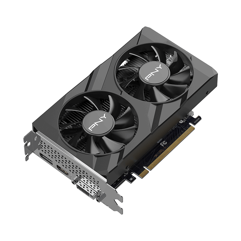 PNY GeForce RTX™ 3050 6GB VERTO™ Dual Fan / بطاقة PNY GeForce RTX™ 3050 سعة 6 جيجابايت VERTO™ بمروحة مزدوجة