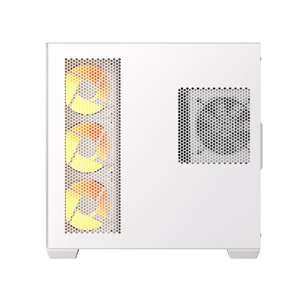 Darkflash C280 E-ATX Full-Tower PC Gaming Case, 7×ARGB Fans Included,White/صندوق حاسوب ألعاب Darkflash C280 E-ATX Full-Tower، يتضمن 7 مراوح ARGB، اللون الأبيض.