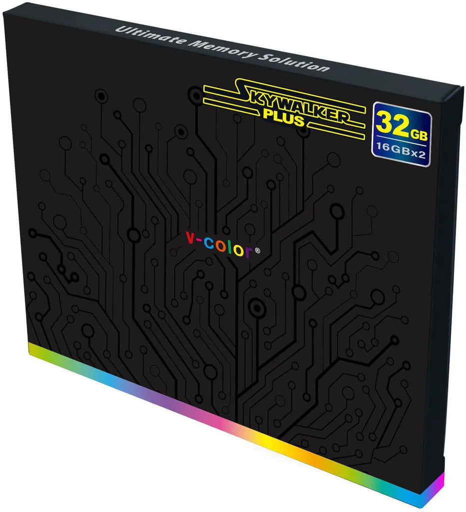 V-Color 32GB (2 x 16GB) DDR4 3200 (PC4 25600) Desktop memory | ذاكرة سطح المكتب V-Color DDR4 3200 بسعة 32 جيجابايت (2 × 16 جيجابايت)