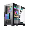 DARKFLASH AIGO C218M M-ATX PC Case (WITH 3 ARGB FAN) - Black | حافظة كمبيوتر DARKFLASH AIGO C218M M-ATX (مع 3 مراوح ARGB) - أسود