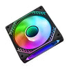 aigo Air12s PC Case Fan 12cm 4Pin 5V 3Pin ARGB Cyclic Mirror Light Effect PWM CPU 120mm Cooling Fan | مروحة تبريد علبة الكمبيوتر aigo Air12s مقاس 12 سم، 4 دبابيس، 5 فولت، 3 دبابيس، ARGB، مرآة دائرية، تأثير إضاءة، PWM، وحدة المعالجة المركزية، مقاس 120 مم