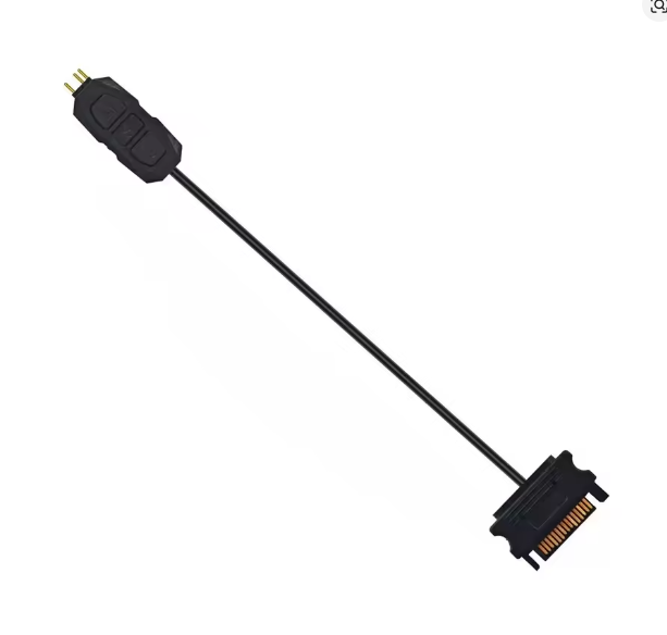 ARGB case lighting controller 5V 3-pin, 3-button controller, suitable for LED strips, cooling fans, etc./ وحدة تحكم بإضاءة ARGB للهيكل، وحدة تحكم بثلاثة أزرار، مناسبة لشرائط LED ومراوح التبريد وما إلى ذلك.