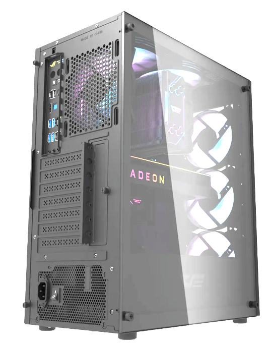 DarkFlash DK352 Plus ATX Mid Tower PC Gaming Case - Black/صندوق حاسوب للألعاب DarkFlash DK352 Plus (مقاس ATX Mid Tower) - أسود