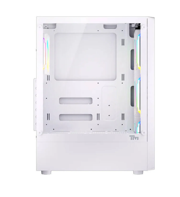 Skip to the beginning of the images gallery Twisted Minds WoodX Series ATX Mid Tower Gaming Case - White /انتقل إلى بداية معرض الصور صندوق حاسب للألعاب (Gaming Case) من سلسلة WoodX من Twisted Minds، مقاس ATX Mid Tower - لون أبيض (يتضمن 4 مراوح ARGB)