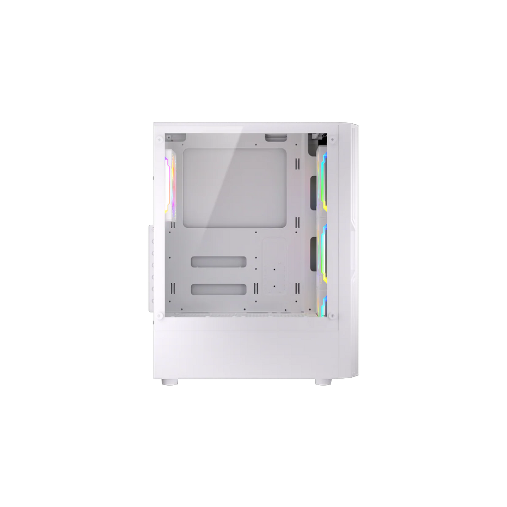 Twisted Minds PHANTOMII Gaming Case Mid Tower - White - TM-PHANTOMII-W | صندوق حاسوب للألعاب (Mid Tower) - أبيض - TM-PHANTOMII-W