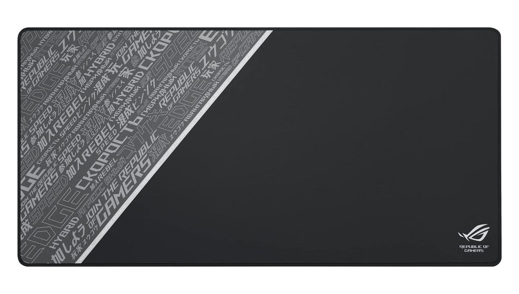 ASUS ROG Sheath Black Mouse Pad | Extra-Large Gaming Surface Mouse Pad | Pixel Precise Tracking | Anti-Fray Stitched Edges and Non-Slip Rubber Base