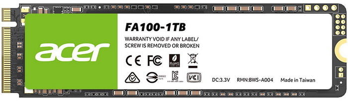 (1TB) Acer FA100 NVMe M.2