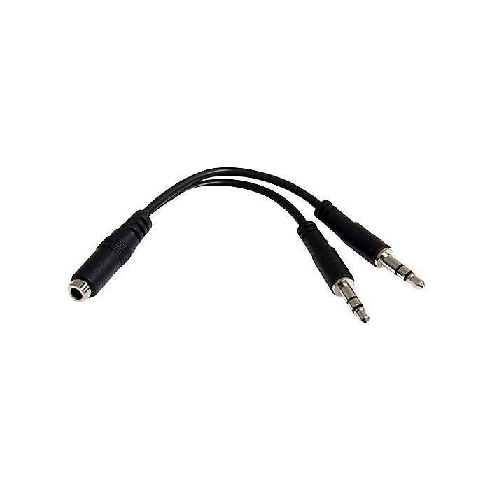 AUX Audio Cable Splitter Cable Y-Splitter 1 Female to 2 Male Earphone line