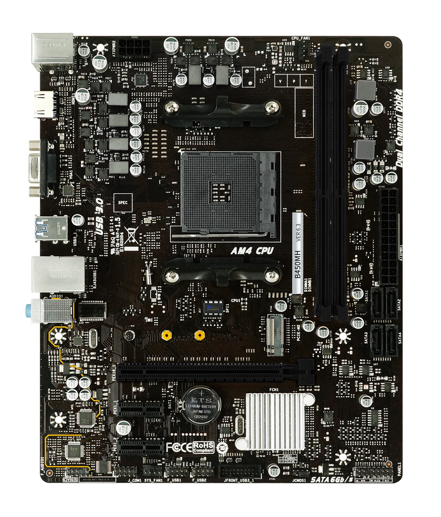 B450M BIOSTAR, AMD AM4 Motherboard