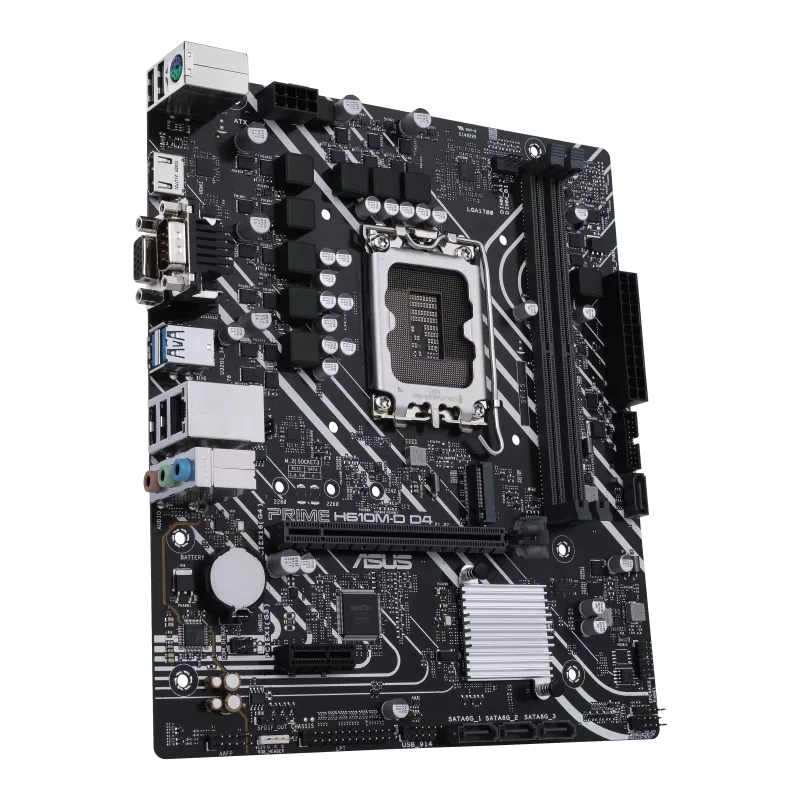 PRIME H610M-D D4 , Intel® H610 (LGA 1700) mic-ATX motherboard with DDR4/ PRIME H610M-D D4، اللوحة الأم Intel® H610 (LGA 1700) mic-ATX مع DDR4،