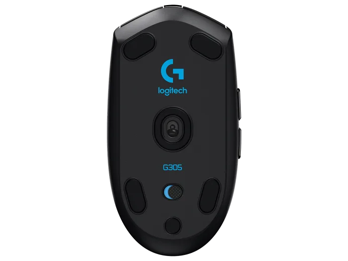 Logitech G305 LIGHTSPEED Wireless Gaming Mouse, Hero 12K Sensor, 12,000 DPI, Lightweight, 6 Programmable Buttons, 250h Battery Life, On-Board Memory, PC/Mac - Black