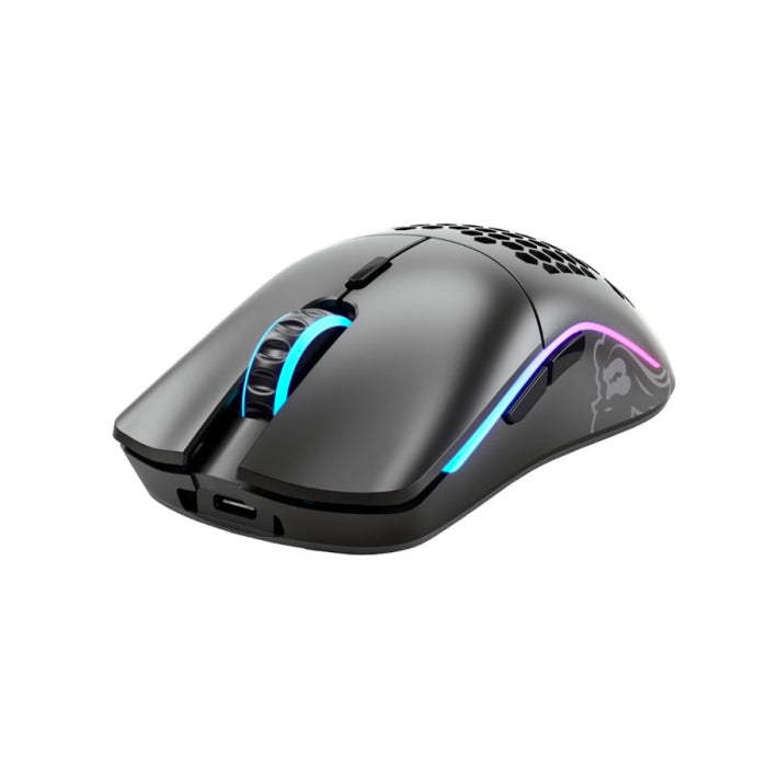 Glorious Model O Minus Wireless Gaming Mouse 65g 19,000 DPI – Matte Black / ماوس الألعاب اللاسلكي Glorious Model O Minus 65 جرام 19,000 نقطة في البوصة - أسود غير لامع