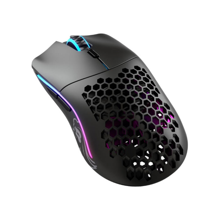 Glorious Model O Minus Wireless Gaming Mouse 65g 19,000 DPI – Matte Black / ماوس الألعاب اللاسلكي Glorious Model O Minus 65 جرام 19,000 نقطة في البوصة - أسود غير لامع