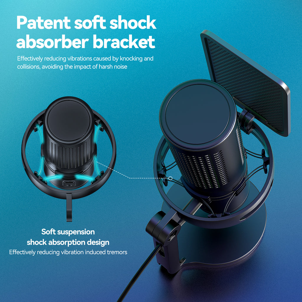 Yanmai GM7 RGB Gaming monitor microphone | ميكروفون الألعاب Yanmai GM7 RGB