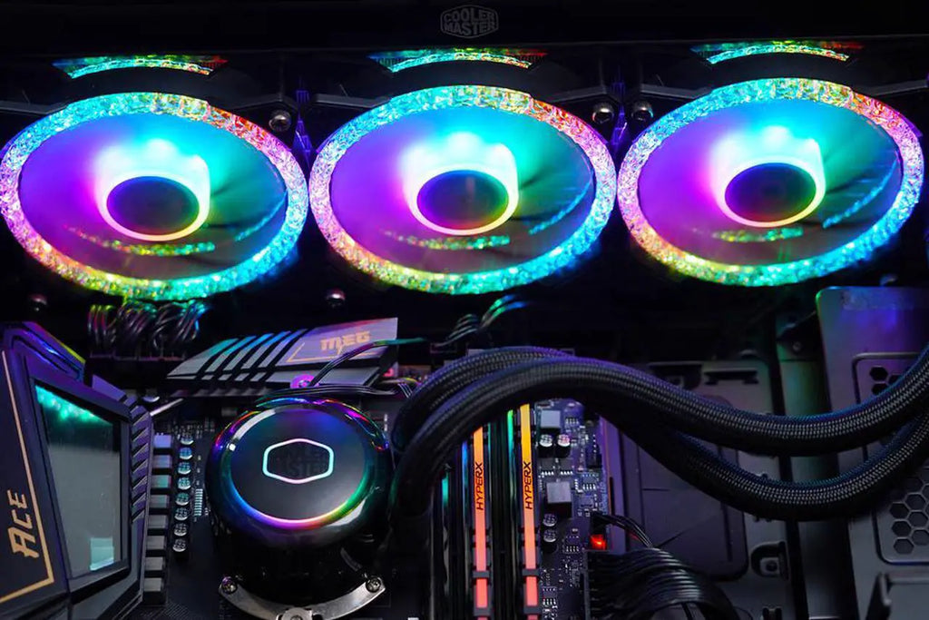 HALO 120mm Computer Case Fan Crystal | مروحة علبة الكمبيوتر هالو كريستالية مقاس 120 مم