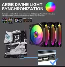 AIGO AS12 3X1 ARGB MAGNETIC FAN PACK WITH  CONTROLLER - BLACK/مجموعة مروحة مغناطيسية AIGO AS12 3×1 ARGB مع وحدة تحكم - أسود