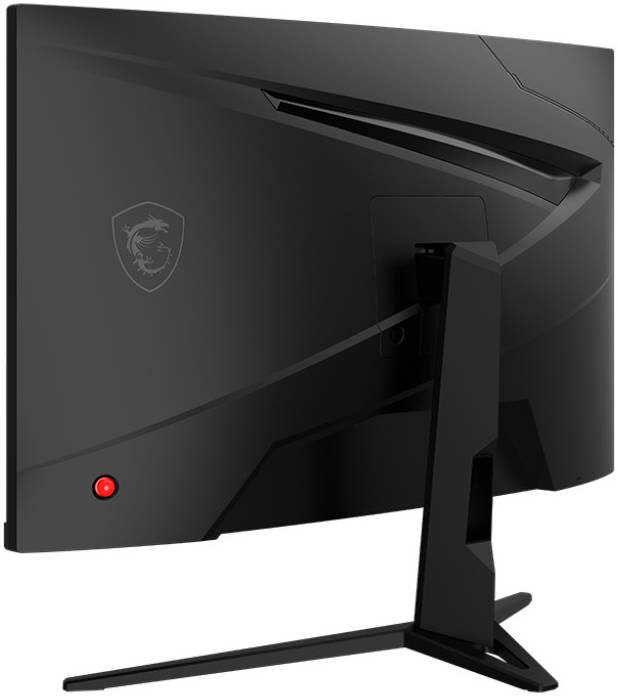 MSI G242C 23.6'' FHD Curved Gaming Monitor, Frameless Design, 170Hz Refresh Rate, 1ms Response Time, AMD FreeSync, Anti-glare, 178° Wide View Angle, 2x HDMI, 1x DP, Black