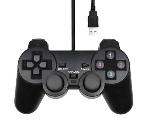 USB Game Pad Controller For WinXP/Win7/8/10 Joypad For PC Windows Computer Laptop Black Game Joystick