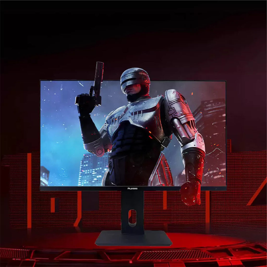 players 24 inch Gaming Monitor, m240 movable, 180Hz, IPS, 1080p, 1MS, with speaker| شاشة ألعاب 24 بوصة، m240 متحركة، 180 هرتز، IPS، 1080 بكسل، 1 مللي ثانية، مع مكبر صوت.