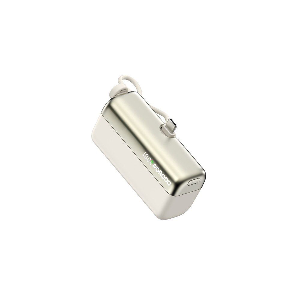 Pocket Volt  10000mAh Power Bank, White| بنك الطاقة بوكيت فولت 10000 مللي أمبير