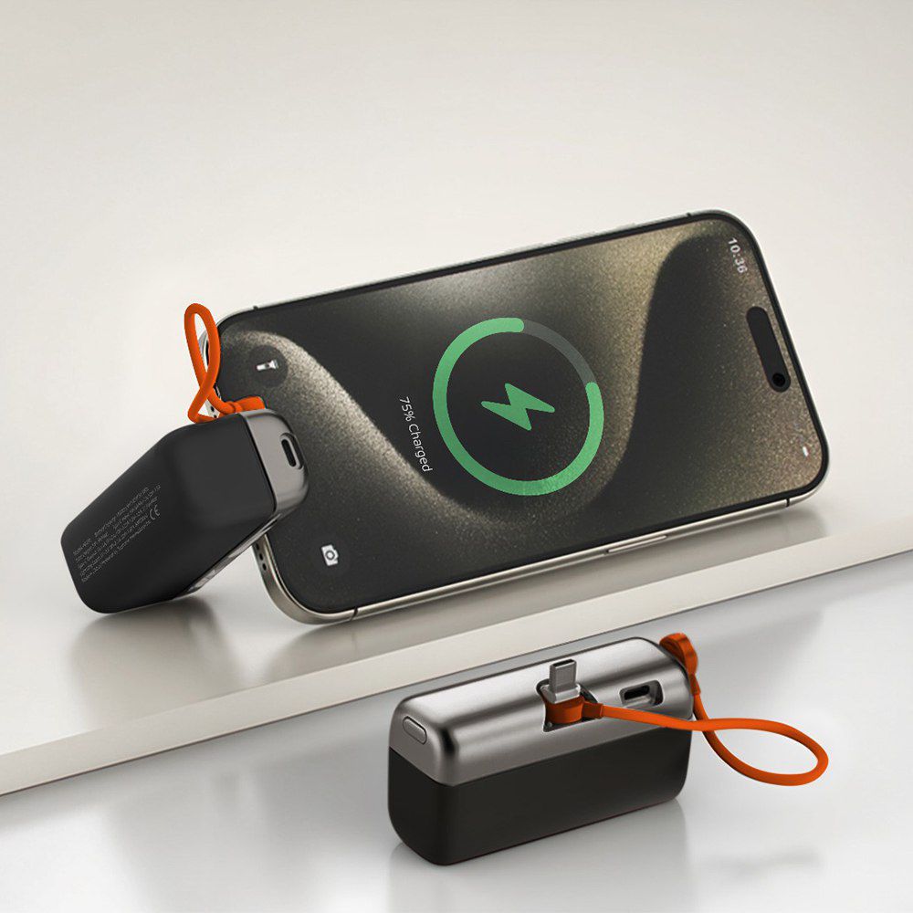 Pocket Volt  10000mAh Power Bank, White| بنك الطاقة بوكيت فولت 10000 مللي أمبير