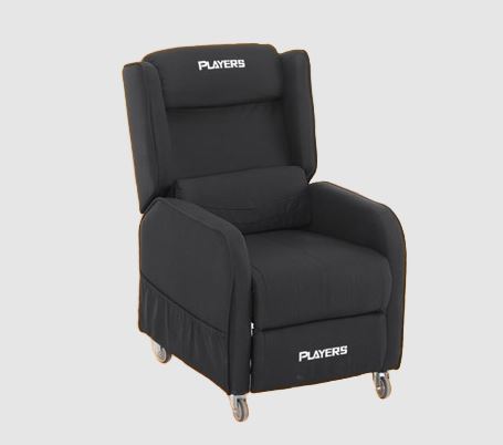 PLAYERS Adjustable Gaming Sofa with Wheels Lower Back Cushion / أريكة ألعاب قابلة للتعديل مع عجلات ووسادة أسفل الظهر من PLAYERS